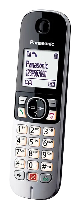 Panasonic KX-TG6851 DECT-puhelin Soittajan tunnistus Musta, Harmaa