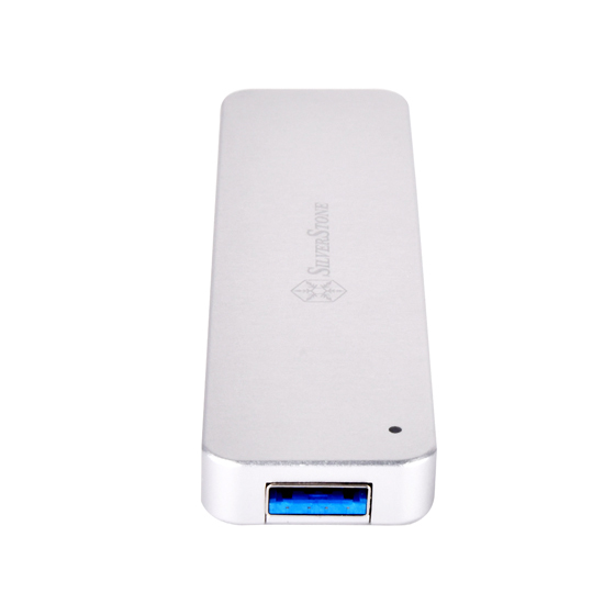 Silverstone MS09 SSD-inkapsling Silver M.2