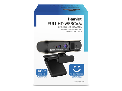 Pikkukuva 2 / 7: Hamlet HWCAM1080-HE verkkokamera 2 MP 1920 x 1080 pikseliä USB 2.0 Musta