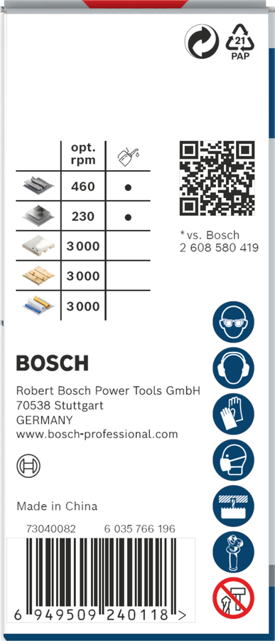 Miniatyrbillede 7 af 10: Bosch PRO Multi Material PC Plus hulsav Boremaskine 1 stk