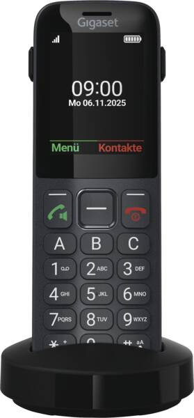 Miniatyrbild 2 av 5: Gigaset Comfort 600 SIM 6,1 cm (2.4") 118 g Svart, Grå