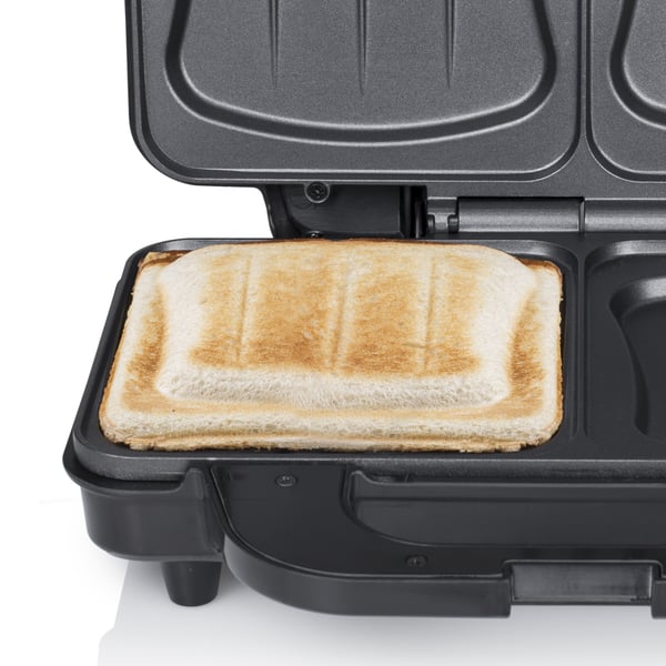 Miniatyrbillede 2 af 13: Tristar SA-3060 sandwichtoaster 900 W Sort, Rustfrit stål