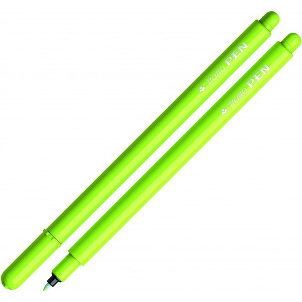 Tratto Pen fineliner Fin Lysegrøn 12 stk
