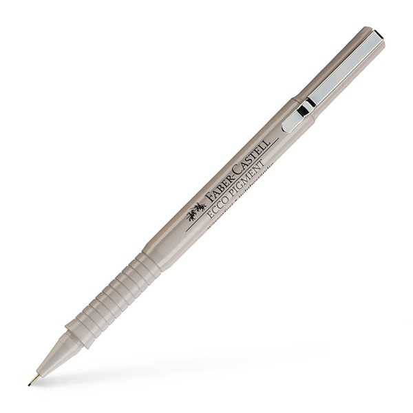 Miniatyrbillede 1 af 2: Faber-Castell Ecco Pigment filtpen Fin Sort 1 stk