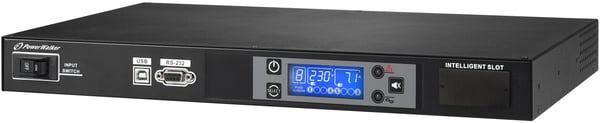 PowerWalker RC-16A grenuttag 8 AC-utgångar 1U Svart