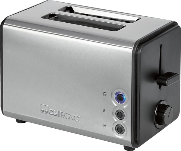 Clatronic TA 3620 2 skive(r) 850 W Sort, Rustfrit stål