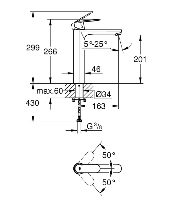 GROHE Eurosmart Cosmopolitan Kromi