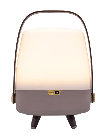 Pikkukuva 1 / 5: Kooduu Lite-up PLAY Mini Kannettava monokaiutin Beige, Valkoinen, Puu 8 W