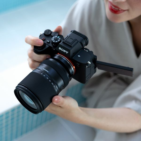 Tamron A075S kameraobjektiv Zoomobjektiv Svart