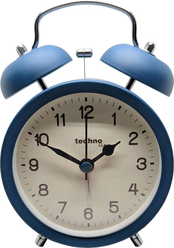 Miniatyrbild 1 av 2: Technoline DG Quartz-väckarklocka Blå