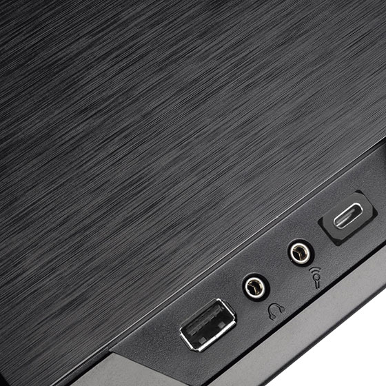 Silverstone GD09B-C HTPC Musta