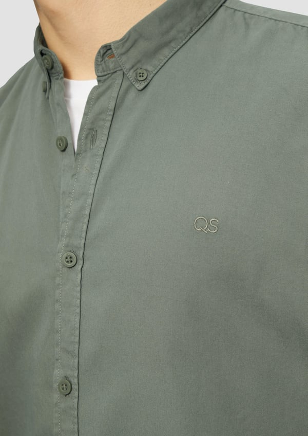 s.Oliver 2165091.7380.XXL skjorte & top Langærmet Bomuld