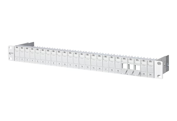 Metz Connect PATCHPANEL 24PORT TYHJÄ KEYST. / METZ 130920-00KE K1HE GR 130920-00KE