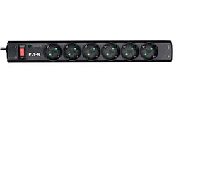Eaton PS6TD overspændingsbeskytter Sort, Hvid 6 AC stikkontakt(er) 220 - 250 V 1 m Eaton PS6TD overspændingsbeskytter Sort, Hvid 6 AC stikkontakt(er) 220 - 250 V 1 m
