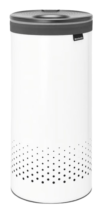 Miniatyrbild 1 av 6: Brabantia 304866 papperkorgar 35 l Rund Stål Vit