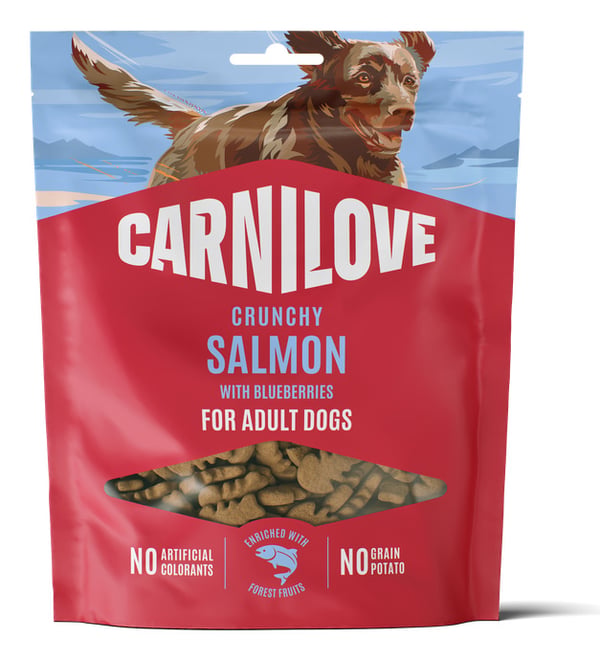 CARNILOVE 103100798 godbid til hund og kat Snacks Laks 200 g