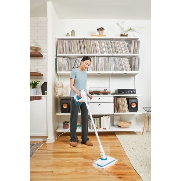 Pikkukuva 12 / 46: Black & Decker BHSM15FX10-QS höyrypesuri Kannettava höyrypesuri Sininen, Hopea, Valkoinen