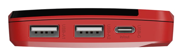 Pikkukuva 5 / 5: Cygnett ChargeUp Boost 4th Generation Litium 10000 mAh Punainen