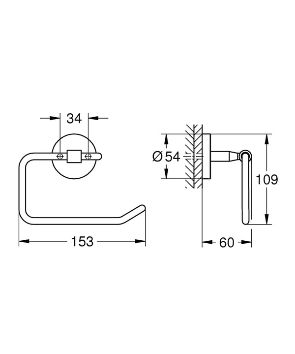 Miniatyrbillede 2 af 2: GROHE Start Cosmopolitan Krom
