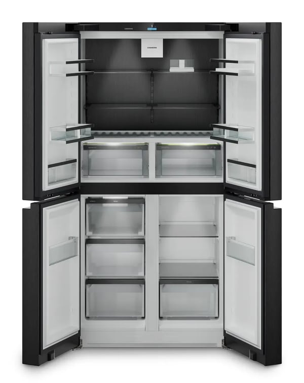 Liebherr MBbsdi 9024 Plus Kombinerad kyl/frys side-by-side Fristående 572 l Rostfritt stål