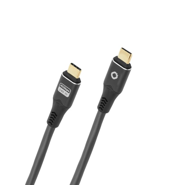 OEHLBACH D1C9369 USB-kablar 2 m USB C 20 Gbit/s 240 W Antracit