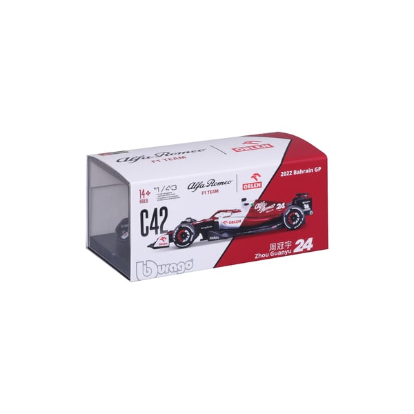 BBURAGO Alfa Romeo F1 Team Orlen Sportsbil model Formonterede 1:43