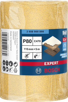 Miniatyrbillede 6 af 6: Bosch Expert C470 Slibeskive Medium grus P80 1 stk