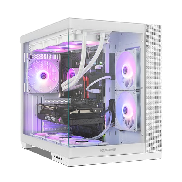 NOX Hummer Astra Neo White Midi Tower Hvid