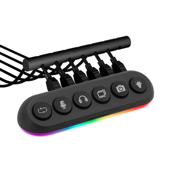 Streamplify HUB DECK 5 Svart