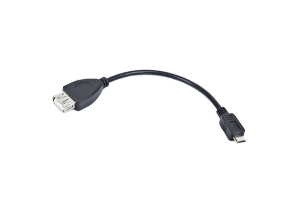 Miniatyrbillede 2 af 2: Lanberg OEM-0006 USB-kabel USB 2.0 0,15 m USB A Micro-USB B 0,48 Gbit/sek. Sort
