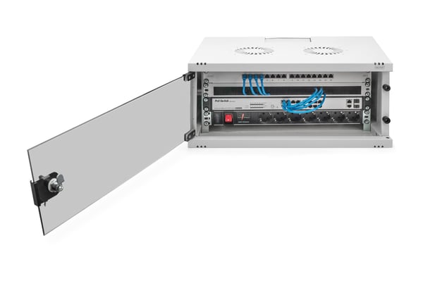Digitus DN-38010 rack 4U Väggmonterad rack Grå