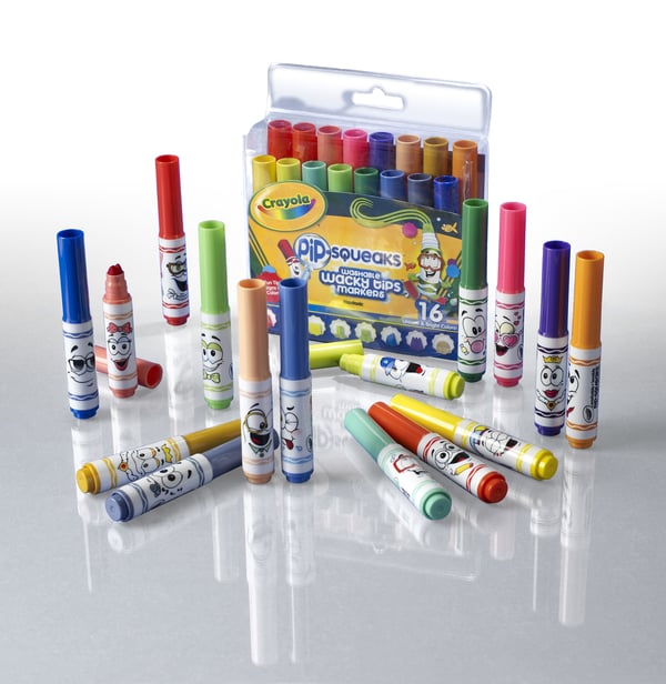 Crayola 16 Markers Pipsqueaks wacky tips Flere 16 stk