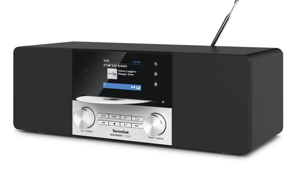Miniatyrbillede 3 af 5: TechniSat DIGITRADIO 3 VOICE Sort, Sølv