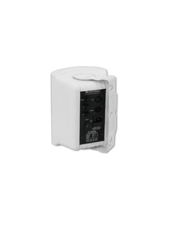 Omnitronic 11036717 högtalare 2-vägs Vit Kabel 50 W
