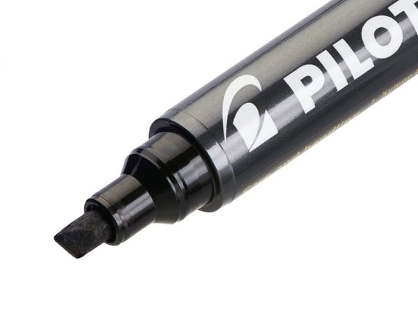 Pilot 400 markeringspennor Mejselspets Svart 20 styck