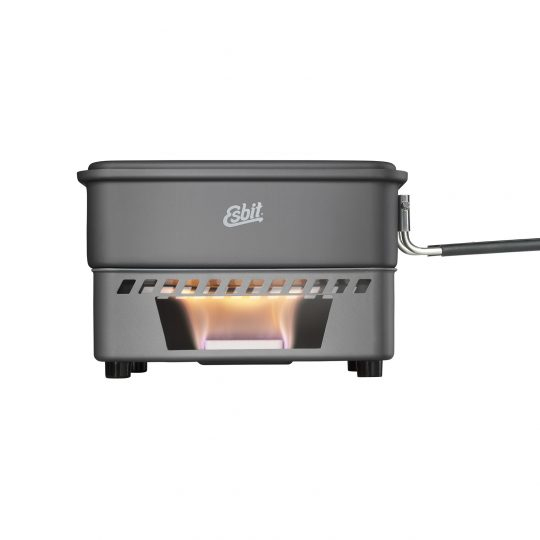 Miniatyrbild 1 av 3: ESBIT Solid fuel cookset Burk 1,1 l Aluminium, Svart