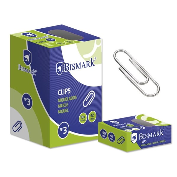 Bismark 318275 papirclip 10 stk