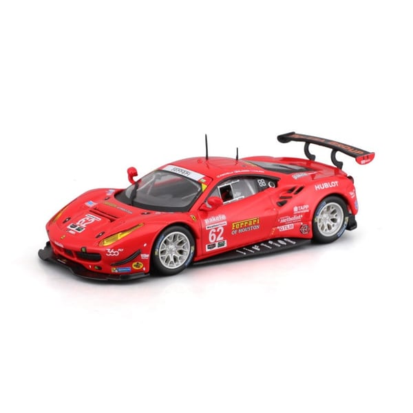 Pikkukuva 2 / 14: BBURAGO Ferrari Racing – 488 GTE 2017 Urheiluauton pienoismalli Esikoottu 1:43