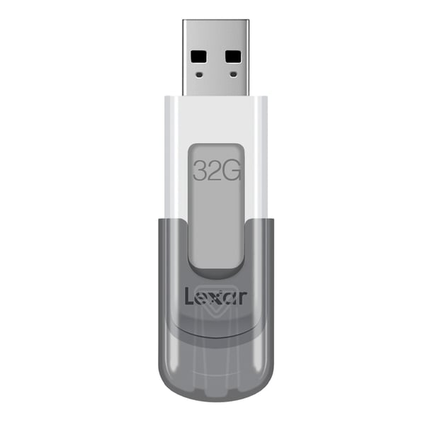 Miniatyrbillede 2 af 2: Lexar JumpDrive V100 USB-nøgle 32 GB USB Type-A 3.2 Gen 1 (3.1 Gen 1) Grå, Hvid