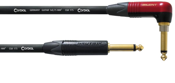Cordial CSI 3 RP-SILENT lydkabel 3 m 6.35mm Sort