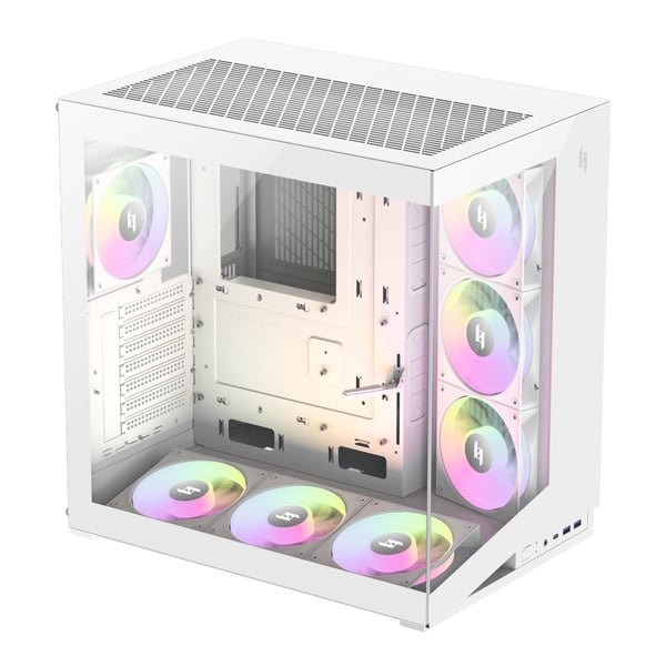 GameMax NEX C56 WH tietokonekotelo Midi Tower Valkoinen
