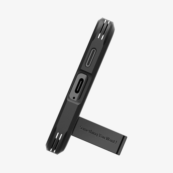 Spigen Tough Armor mobiltelefonfodral 15,8 cm (6.2") Mobilskal Svart