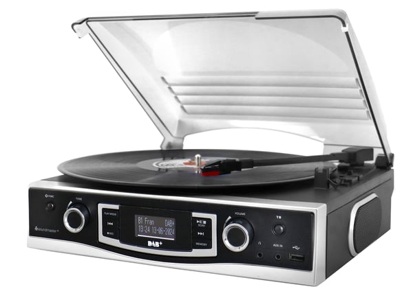 Soundmaster PL590SW pladespiller Sort Automatisk