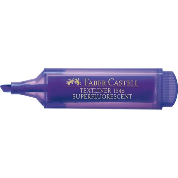 Miniatyrbillede 3 af 3: Faber-Castell TEXTLINER 1546 speedmarker 1 stk Mejsel/Fin spids Violet