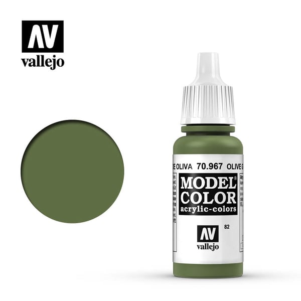 Vallejo 70.967 akrylmaling 17 ml Oliven Flaske