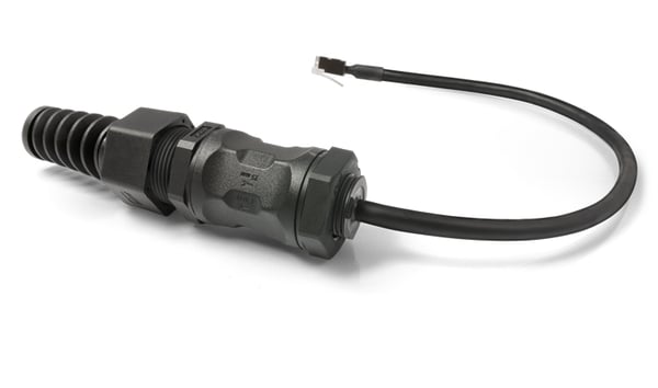 Miniatyrbillede 3 af 3: QuWireless QRJ45 netværkskabel Sort 0,16 m