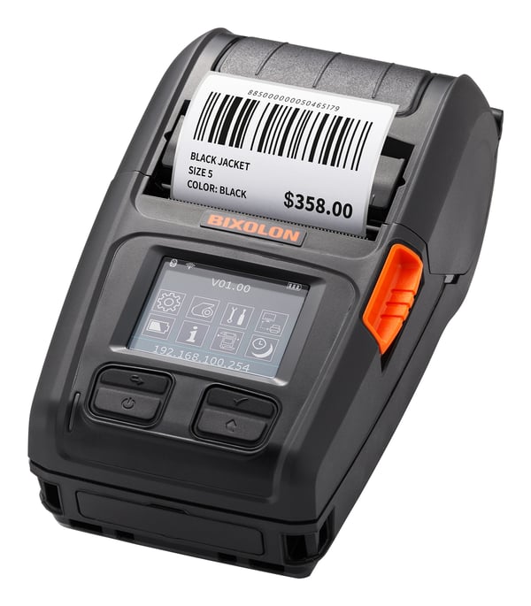 Miniatyrbillede 2 af 4: Bixolon XM7-20 203 x 203 dpi Kabel & trådløs Direkte termisk Mobil printer