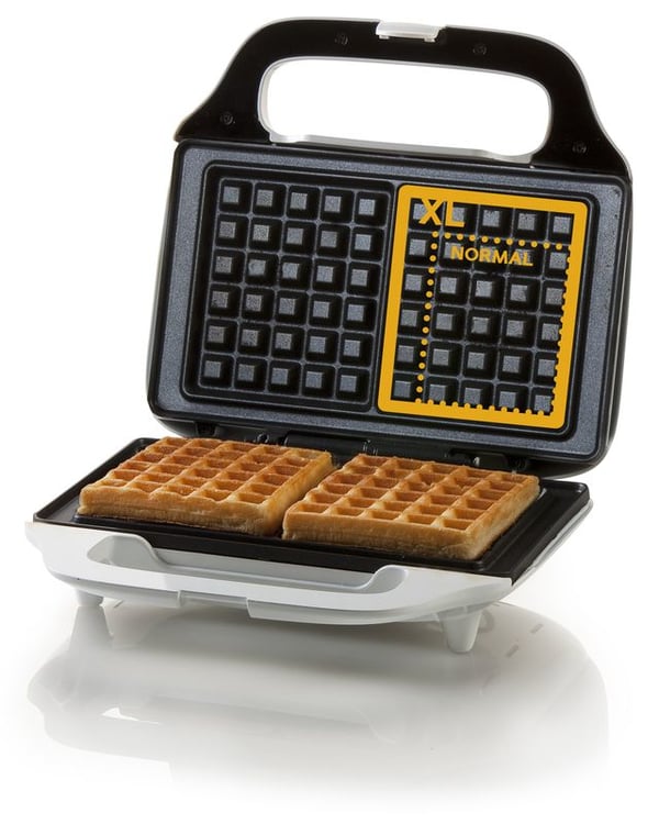 Domo DO9133W vaffeljern 2 vaffel/vafler 900 W Hvid