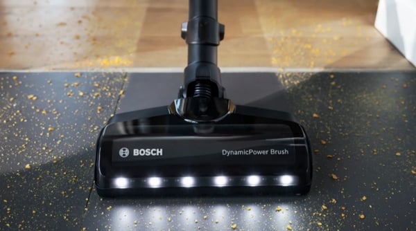 Bosch BSS71125AH upprättstående dammsugare och elektrisk sopborste Skaftdammsugare, 2-i-1 Batteri Torr Utan påse Svart, Blå