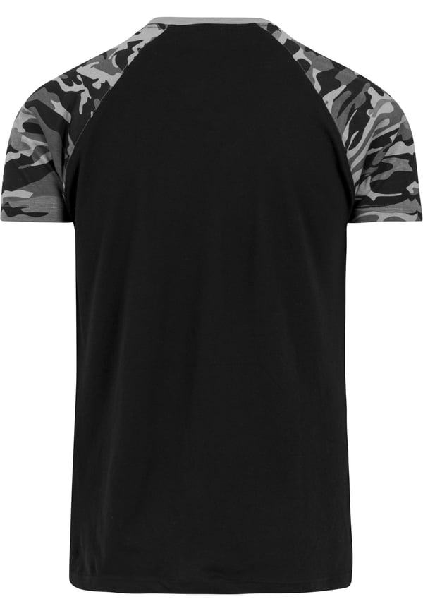 Pikkukuva 3 / 7: Urban Classics Raglan Contrast Tee T-paita Pyöreä pääntie Lyhyt hiha Puuvilla, Neulekangas